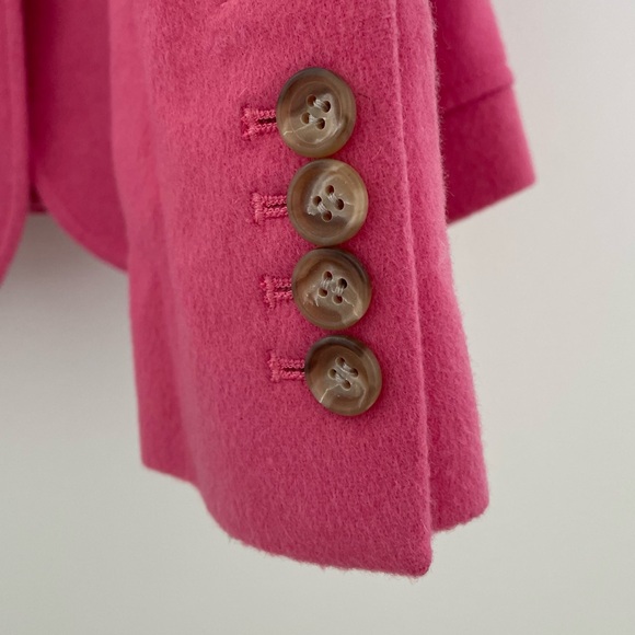 J. Crew Women’s Pink Wool Blazer Size Small - Picture 6 of 9